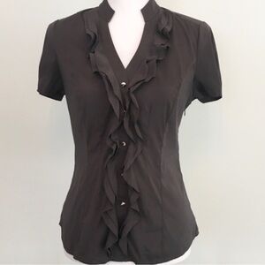 Express Tops  Express Elite Stretch
Blouse Color Gray Size Medium  new not tags